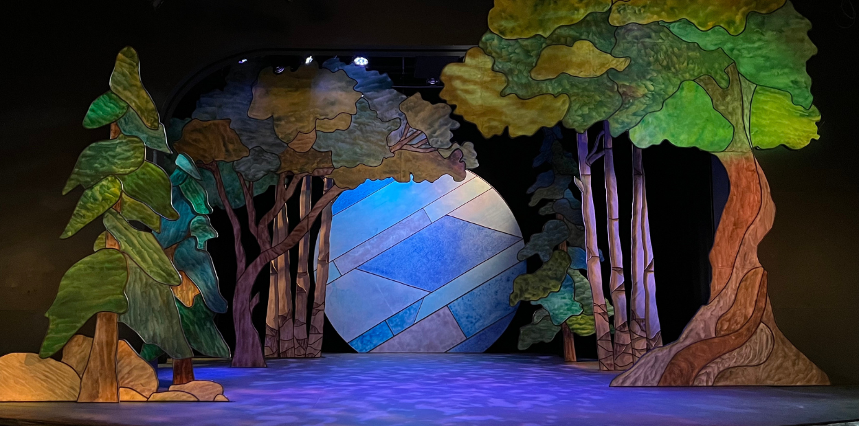 Theatre Orangeville's set for They're Found in Trees